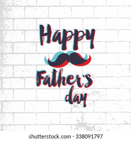 Happy Father's Day design card