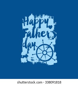 Happy Father's Day design card