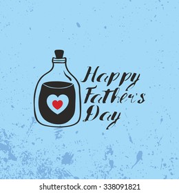 Happy Father's Day design card