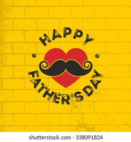 Happy Father's Day design card
