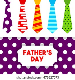 Happy father's day design template