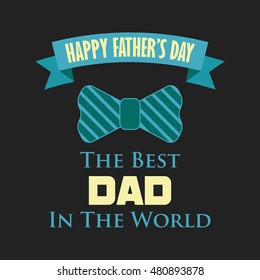 Happy father's day design template