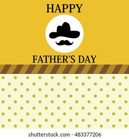 Happy father's day design template