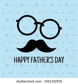 happy fathers day design vector template