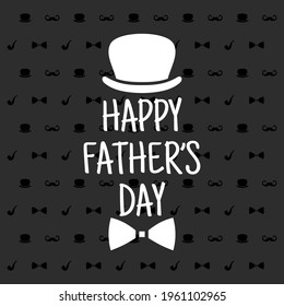 happy fathers day design vector template