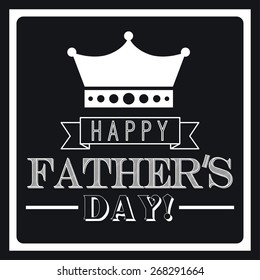 happy fathers day design, vector illustration eps10 graphic 