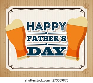 happy fathers day design, vector illustration eps10 graphic 