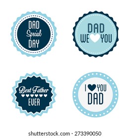 happy fathers day design, vector illustration eps10 graphic 