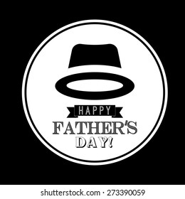 happy fathers day design, vector illustration eps10 graphic 