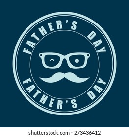 happy fathers day design, vector illustration eps10 graphic 