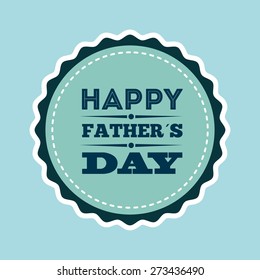 happy fathers day design, vector illustration eps10 graphic 