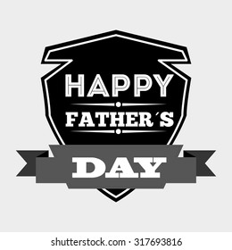 happy fathers day design, vector illustration eps10 graphic 