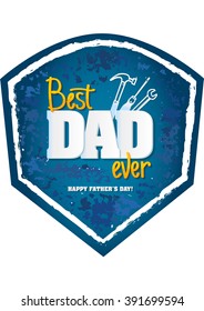 Happy Father's Day Design  vector. An illustration of  style Father's Day Designs on the light background