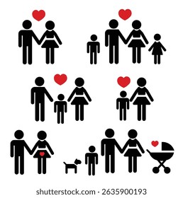 Happy Father's Day Family Icons Pack
