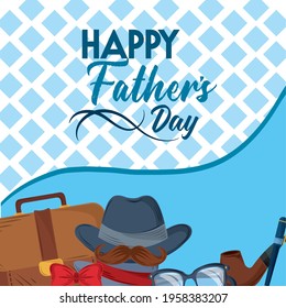 happy fathers day festive card