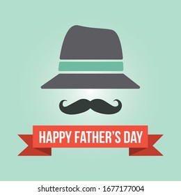 Happy fathers day. Fun Text Banner design.