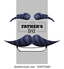 Happy father's day graphic design, Vector illustration