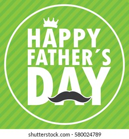 Happy fathers day graphic design, Vector illustration