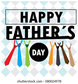 Happy fathers day graphic design, Vector illustration