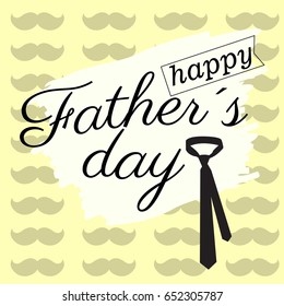 Happy fathers day graphic design, Vectro illustration