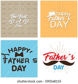 Happy fathers day graphic designs, Vector illustration