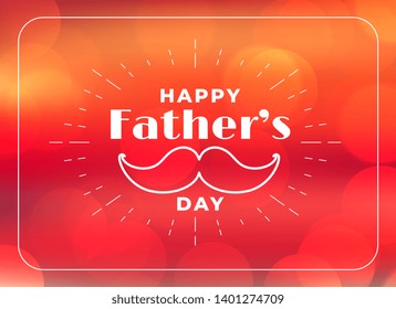 happy fathers day greeting background