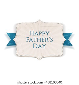 Happy Fathers Day greeting Banner