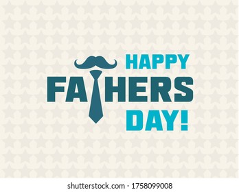 Happy Father's Day Greeting Calligraphy