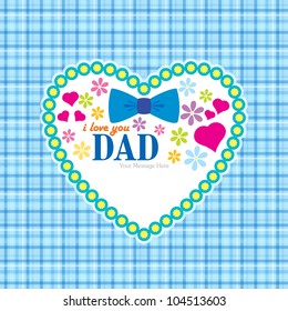 Happy Father's Day Greeting Card / Bow Tie Design