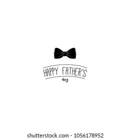 Happy Fathers day greeting card. Vector illustration EPS 10