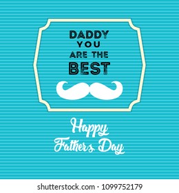 Happy Father's Day Greeting Card / I Love My DAD 