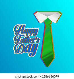 happy father's day greeting card, vector