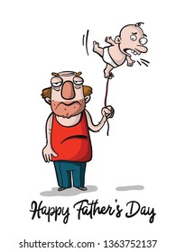 Happy Father's Day greeting card