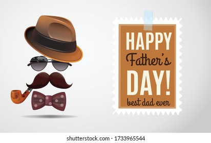 Happy Father's Day Greeting card 