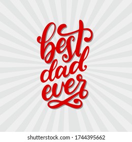 happy fathers day greeting card