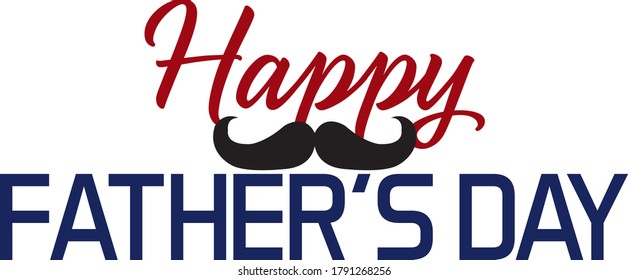 Happy fathers day greeting card