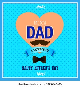 Happy Father's Day Greeting Card / I Love DAD