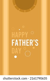 happy father's day greeting card to celebrate father's day