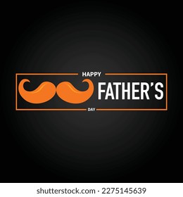 happy father's day greeting card design