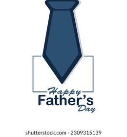 Happy Father's day Greeting Card post Abstract Vector Illustration 