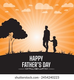 happy father's day greeting card Fathers Day social media post Celebrating
