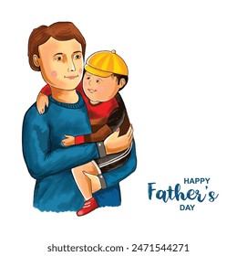 Happy Father's day greeting card background