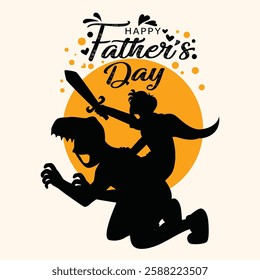happy fathers day for greeting card, gift card