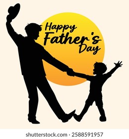 happy fathers day for greeting card, gift card