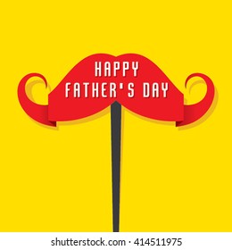 happy father's day greeting card design vector