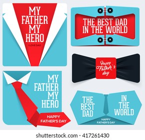 Happy Father's Day greeting card Collection.