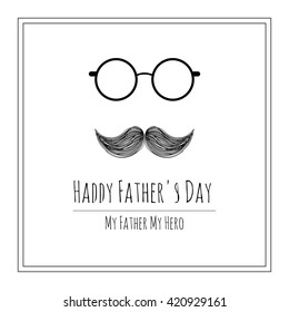 Happy Father's Day Greeting Card / I Love My DAD