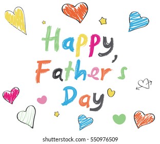 Happy Father's day greeting card