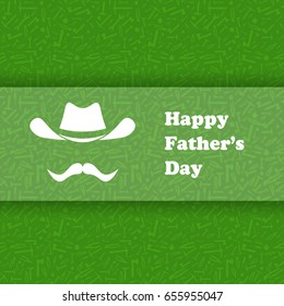 Happy Fathers day greeting card. Background with working tools. Vector illustration EPS 10