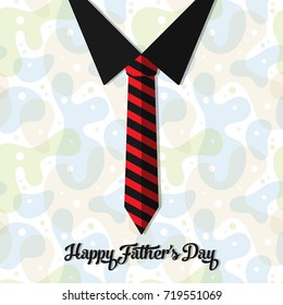Happy Father's Day Greeting Card, Background Vector Illustration.